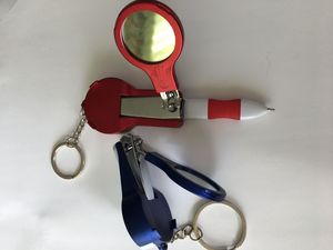 Nail Clipper with Mirror File Earpick Keyring Ball Pen1902003