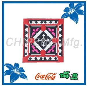 Red Square Cup Coaster 15401