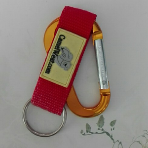 7cm flat keychain with plastic strap 1608008