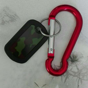 8cm bar keychain with plastic edge iron sheet tags 1608016