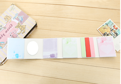 The commemorative gifts fold painted memo with mirror1901004